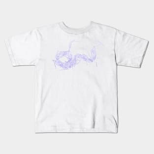 Rod-shaped bacteria, possibly Lactobacillus sp., under the microscope Kids T-Shirt